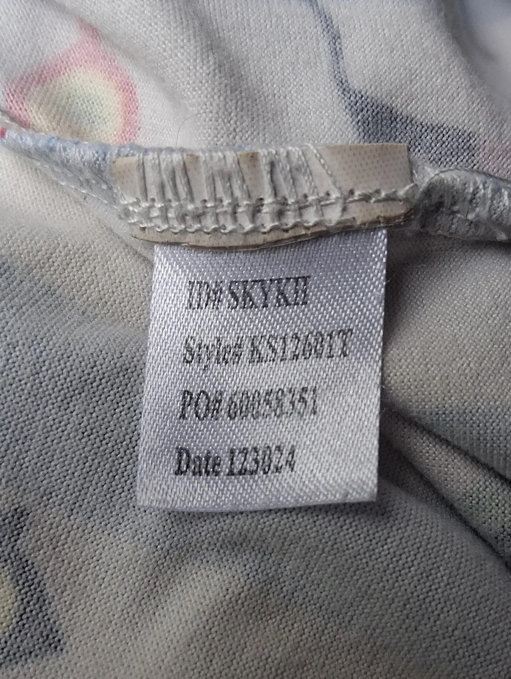 kate spade Light Blue Striped Short Sleeve Button Shirt with Multicolor Print M